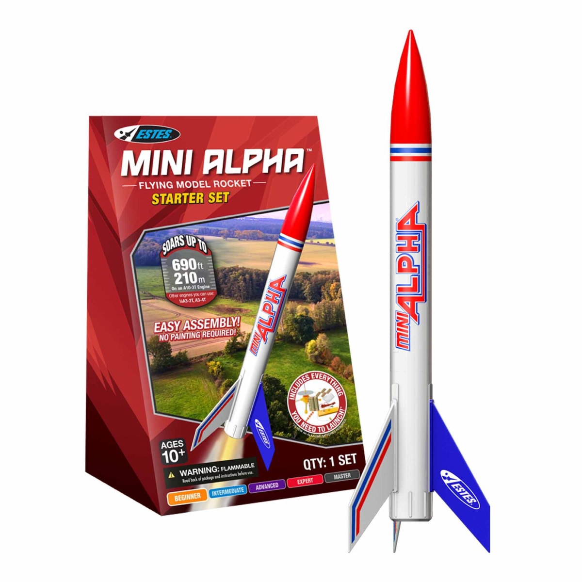 EST5333 Mini Alpha Rocket Starter Model Set