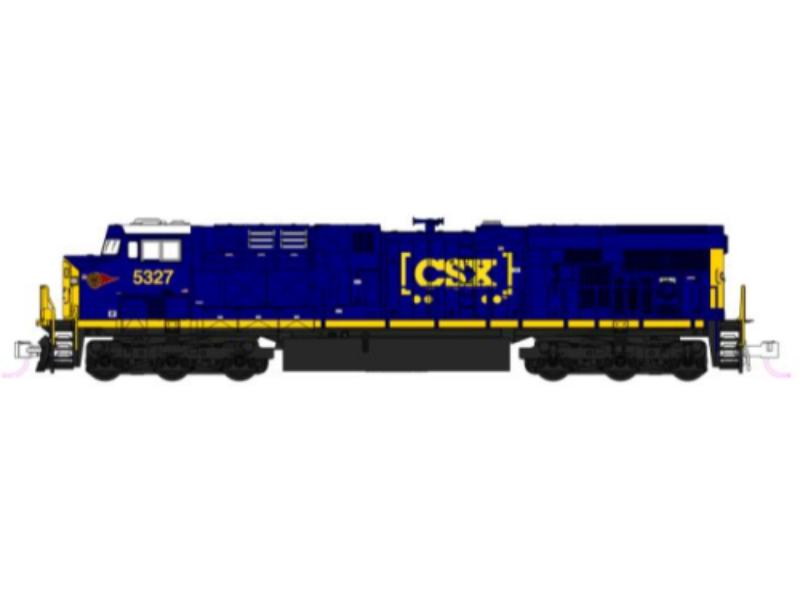 KAT1768962 No.5327 N Scale CSX ES40DC Diesel Model Locomotive