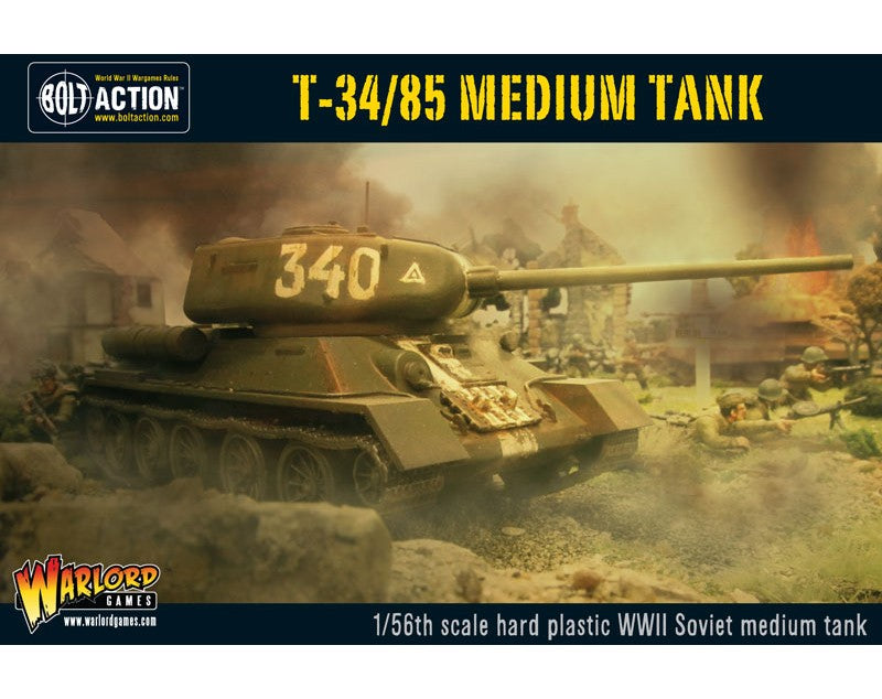 WRL402014004 T-34-85 Medium Tank Model Kit