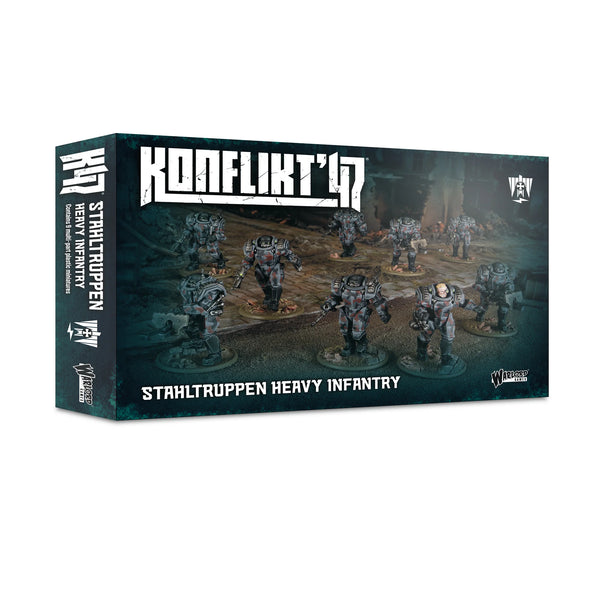 WRL452010202 Stahltruppen Heavy Infantry Miniatures Figure Set