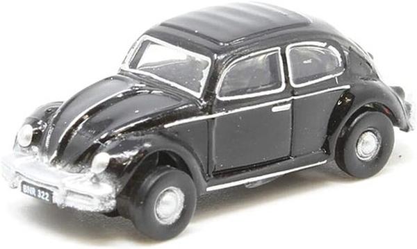 OXDNVWB005 N Scale 1953 Volkswagen Beetle Black Model Car