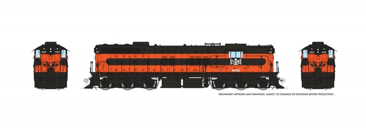 RAP50202 HO Scale Bessemer & Lake Erie SD7 No.452 Model Train