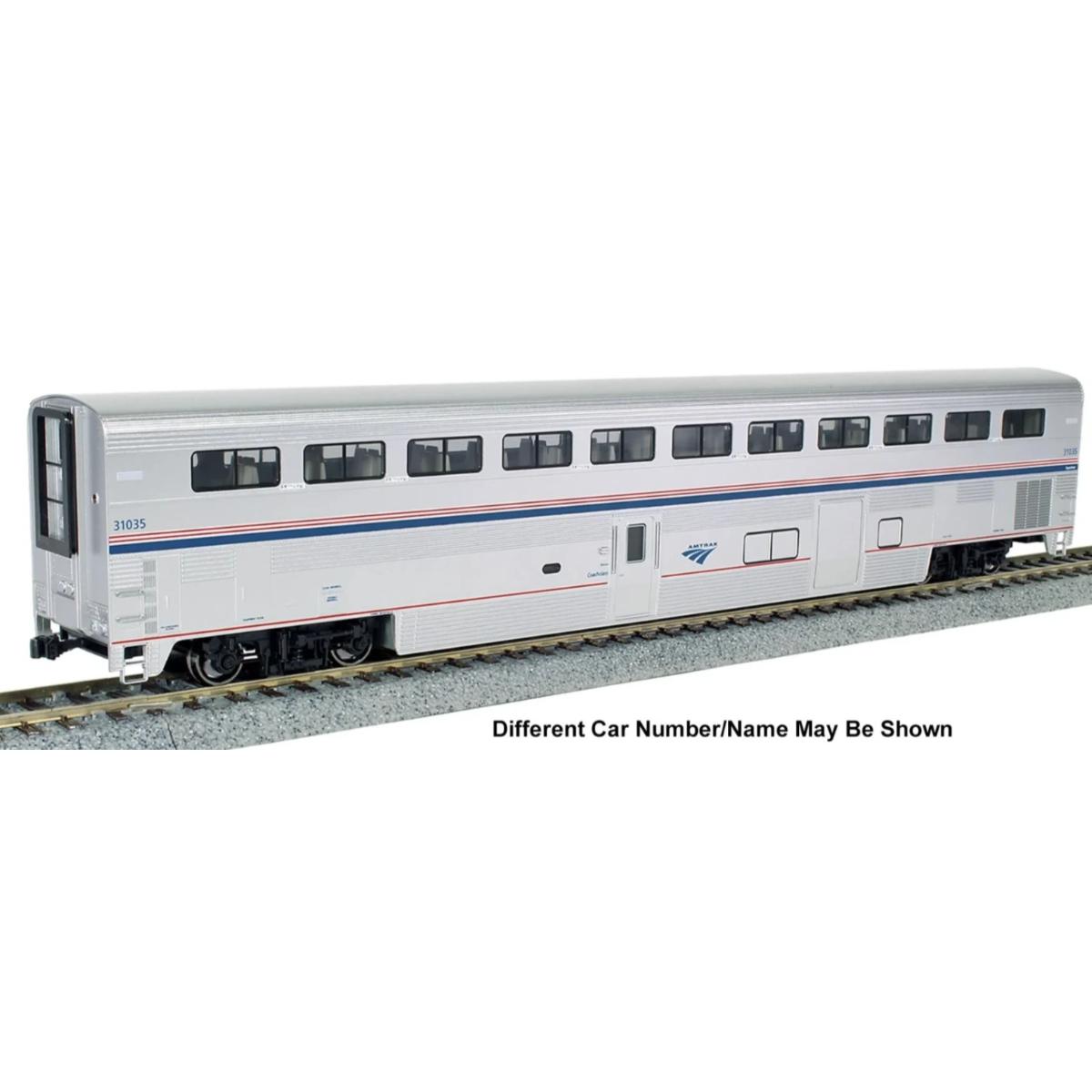KAT356095 HO Scale Amtrak Superliner I Coach-Baggage Phase VI No.31031 Passenger Train Car