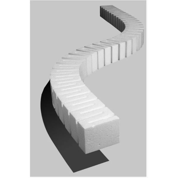 WOO14414B 0.75 in. Foam Risers - Bulk Pack for Model Train Layouts - 19 Piece