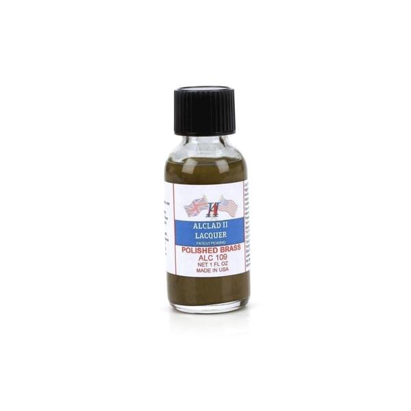 ALC109 Lacquers Polished Brass Enamel Paint - 1 oz