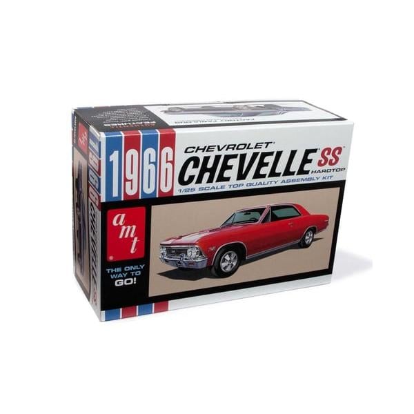 AMT1342 1-25 Scale 1966 Chevy Chevelle SS Plastic Model Car Kit