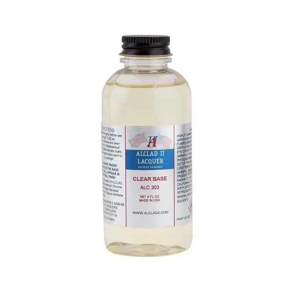 ALC303 Lacquers Clear Base Plastic Primer Lacquer Airbrush Paint - 4 oz