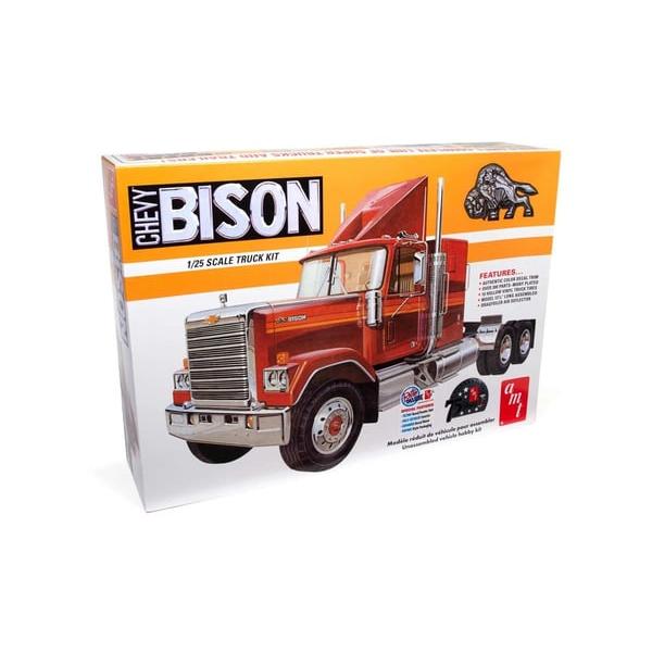 AMT1390 1-25 Scale Chevrolet Bison Conventional Tractor Truck Plastic Model Kit