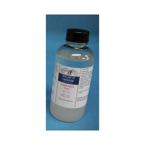 ALC314 Lacquers Flat Clear Coat Lacquer Airbrush Paint - 4 oz