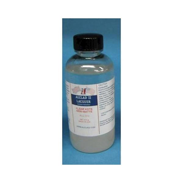 ALC312 Lacquers Semi-Matte Clear Coat Lacquer Airbrush Paint - 4 oz