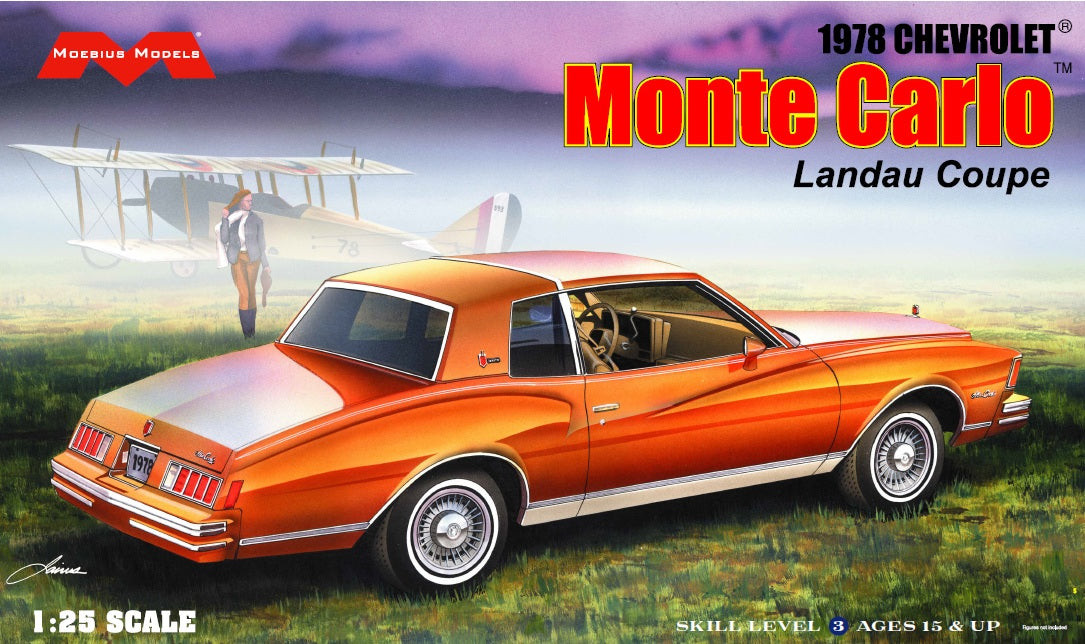 MOE2330 1-25 Scale 1978 Chevy Monte Carlo Landau Coupe Model Car