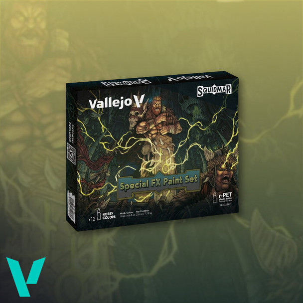 VLJ72207 18 ml Game Color Special FX Paint Set - 12 Colors