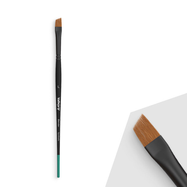 VLJB05003 Blender Flat Angled Synthetic Brush - Large