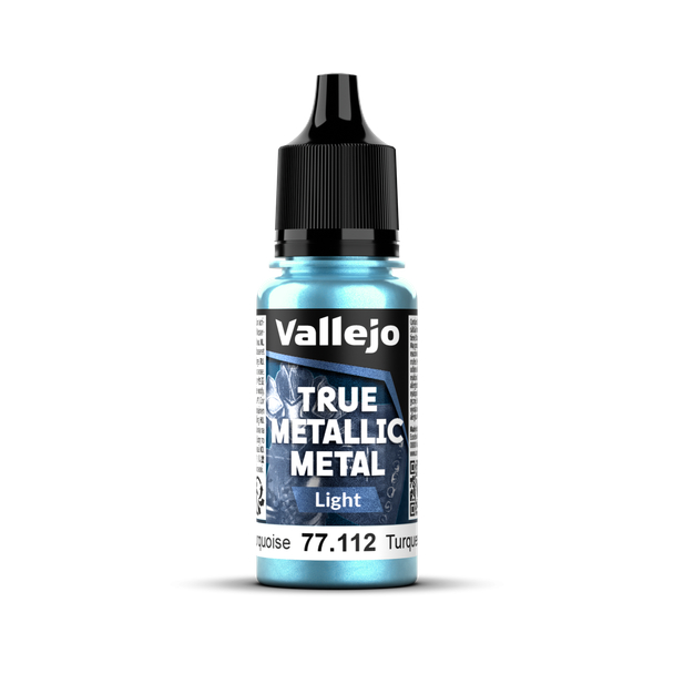 VLJ77112 18 ml True Metallic Metal Paint, Hydra Turquoise Light
