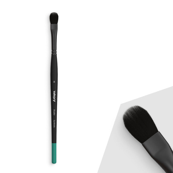 VLJB06008 Shader Filbert Flat Synthetic Brush - Size No.8