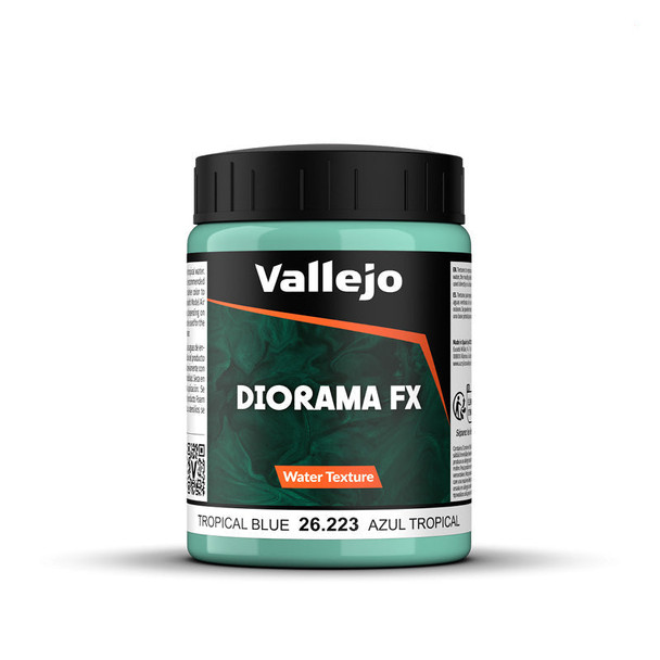 VLJ26223 200 ml Diorama Effects Water Textures, Tropical Blue