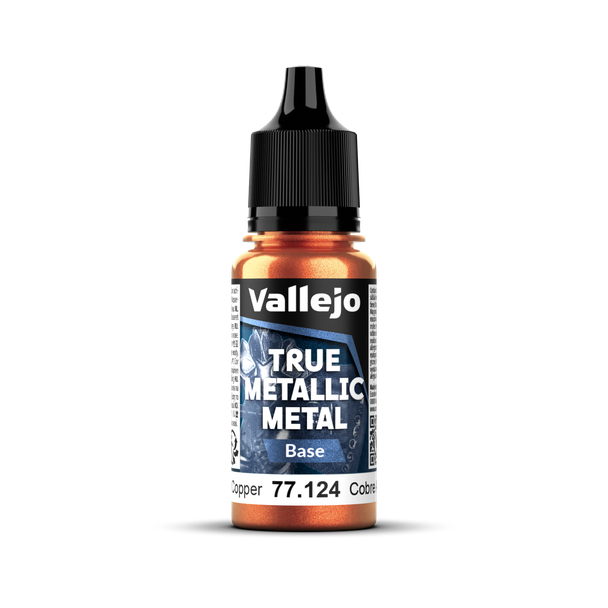 VLJ77124 18 ml True Metallic Metal Paint, Ancient Copper Base