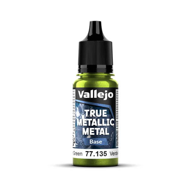 VLJ77135 18 ml True Metallic Metal Paint, Amber Green Base