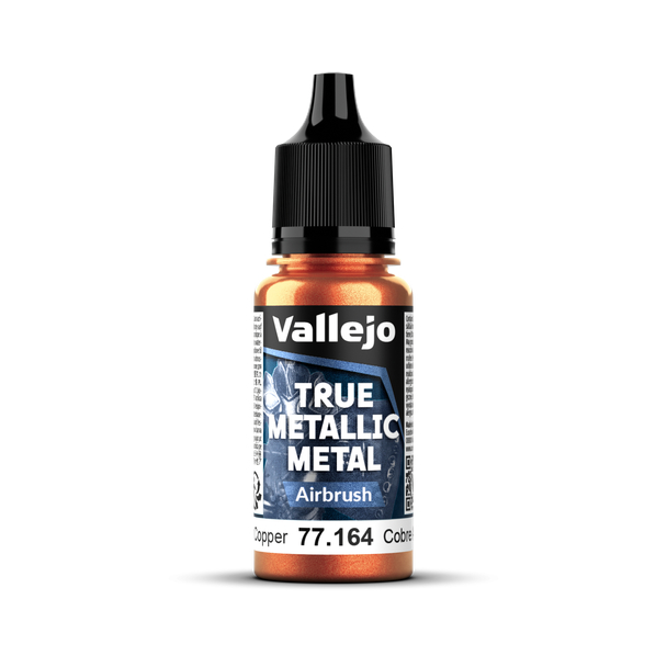 VLJ77164 18 ml True Metallic Metal Paint, Ancient Copper Airbrush