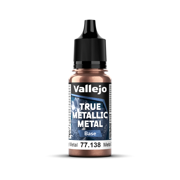 VLJ77138 18 ml True Metallic Metal Paint, Rusty Metal Base