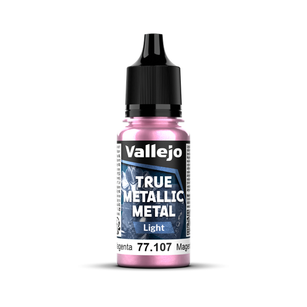 VLJ77107 18 ml True Metallic Metal Paint, Crimson Magenta Light