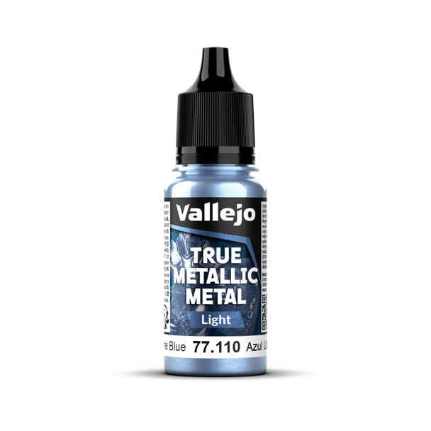 VLJ77110 18 ml True Metallic Metal Paint, Ultramarine Blue Light