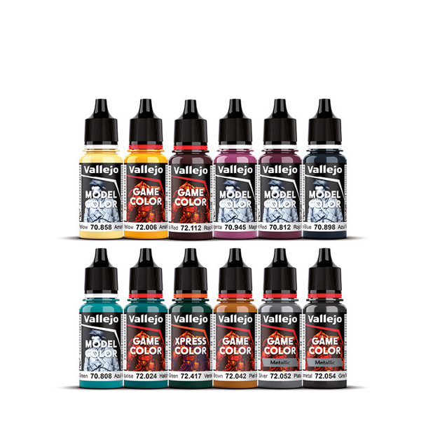 VLJ72202 18 ml Game Color Dark Future Set - 12 Colors