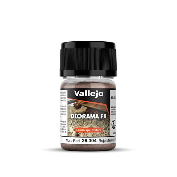 VLJ26304 0.2-0.6 mm Landscape Diorama Effects, Mars Red
