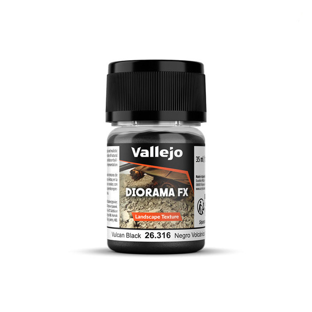VLJ26316 0.1-0.6 mm Landscape Diorama Effects, Vulcan Black