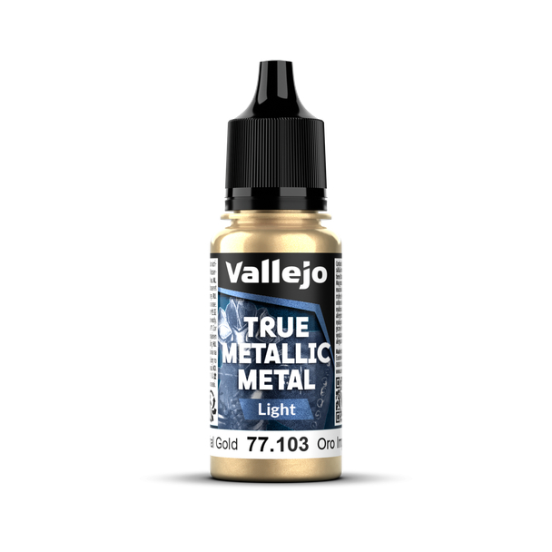 VLJ77103 18 ml True Metallic Metal Paint, Imperial Gold Light