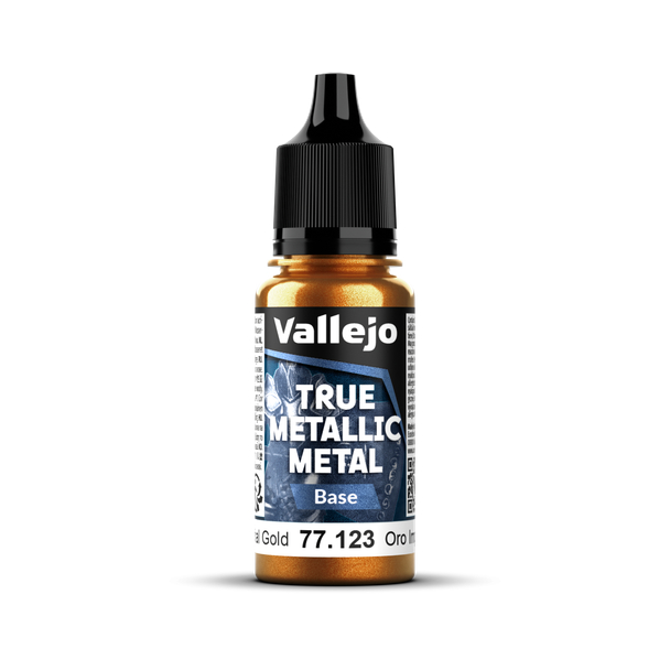 VLJ77123 18 ml True Metallic Metal Paint, Imperial Gold Base