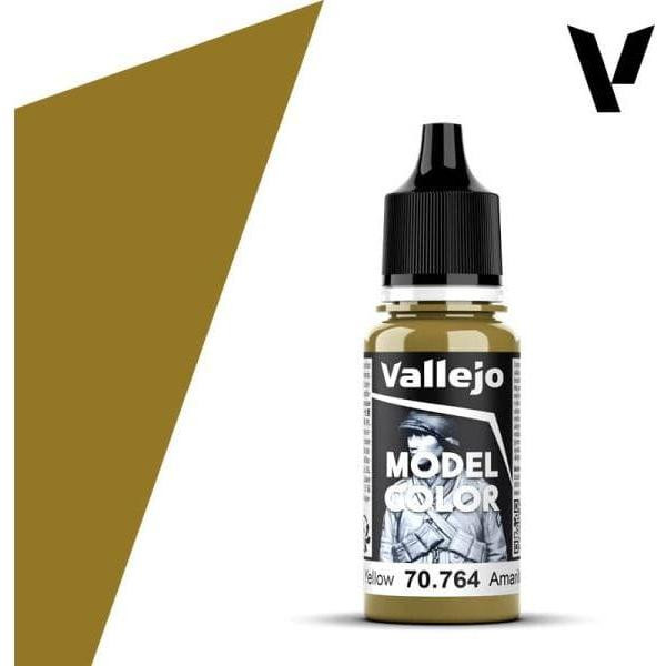 VLJ70764 18 ml Model Color Paint, Military Yellow