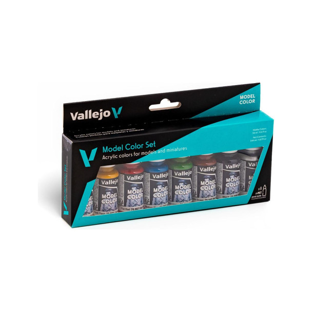 VLJ70260 18 ml Wargames Basics Model Color Paint Set - 8 Colors