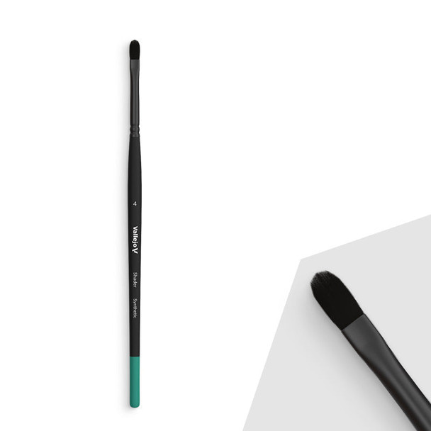 VLJB06004 Shader Filbert Flat Synthetic Brush - Size No.4