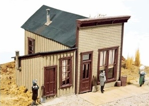 DRP056 HO Newspaper Office Kit