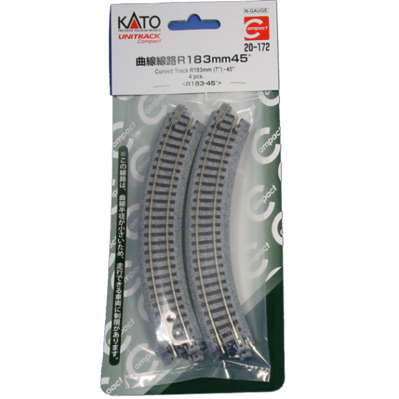 KAT20-172 183 mm Radius Curve Track