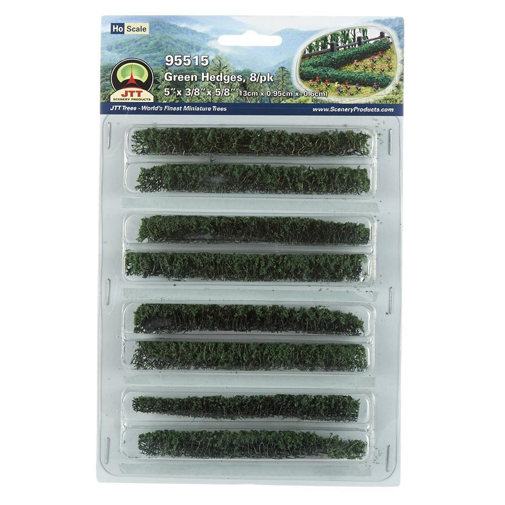JTT95515 Ho Flower Hedges Green - Pack of 8