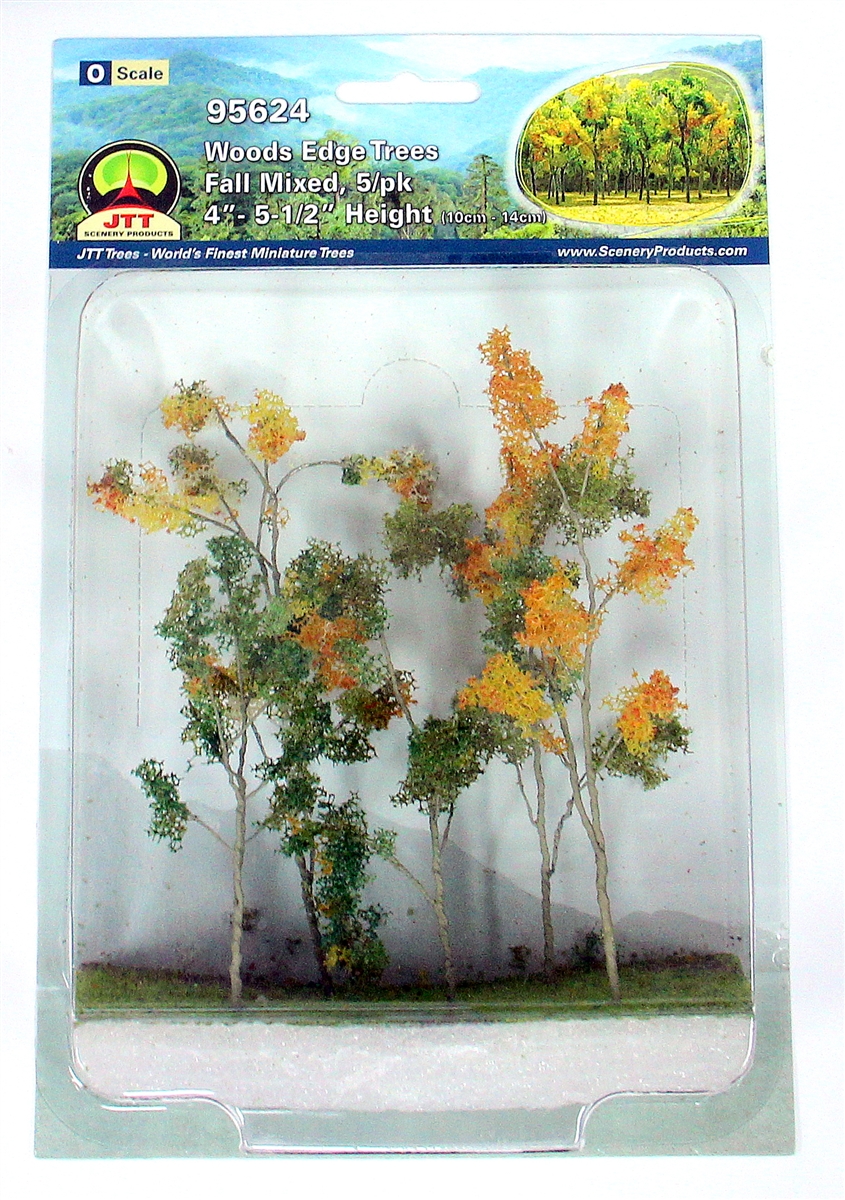 JTT95624 O Fall Mixed Woods Edge Trees - Pack of 5