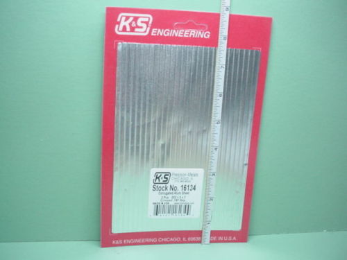 Picture of K&S Engineering K-S16134 0.187 in. Crimped Aluminum Sheet - 2 Piece