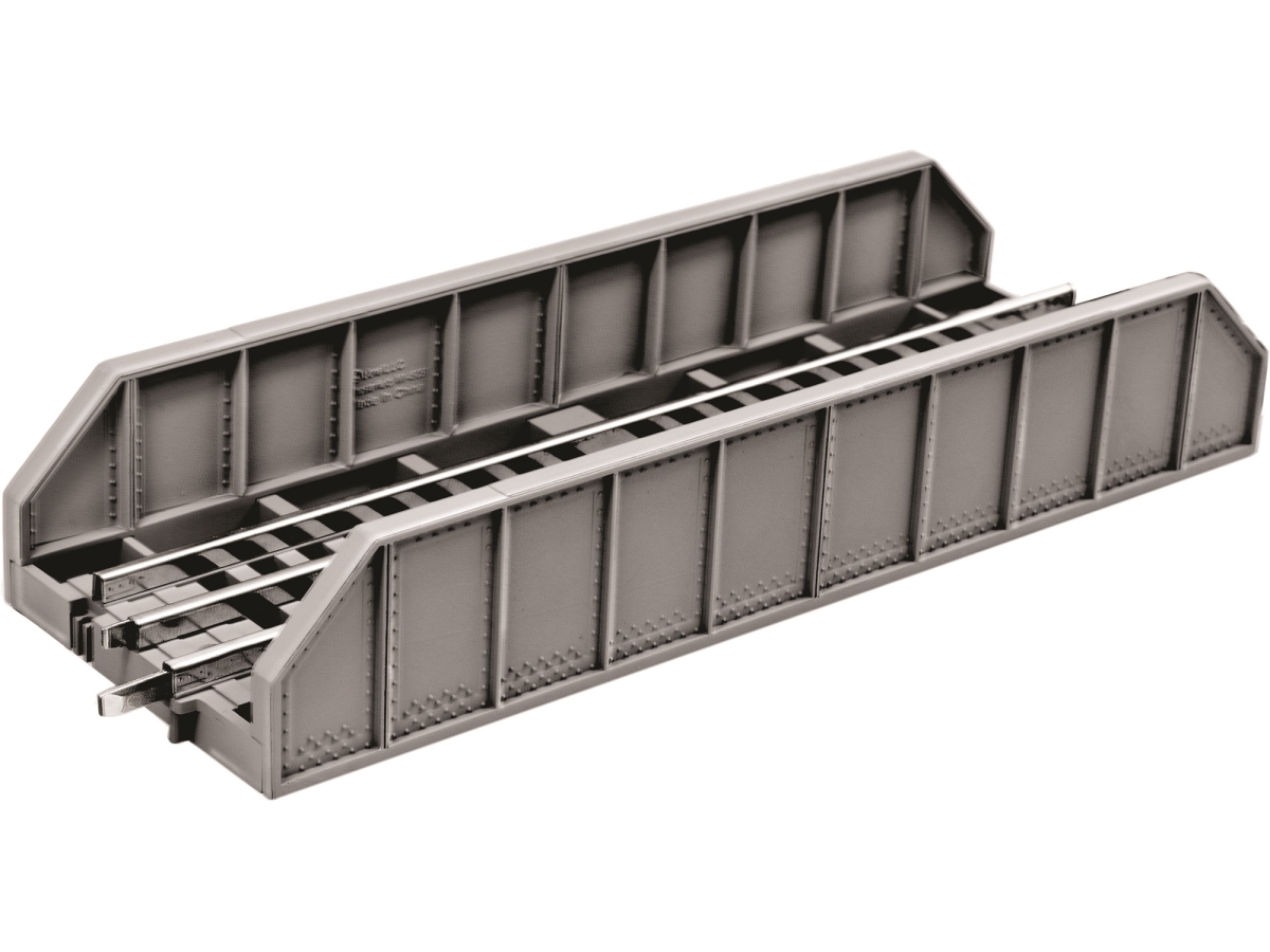 LNL84388 10 in. Girder Bridge Track - Grey