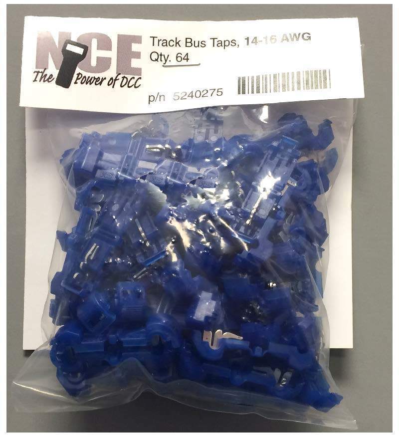 0275 Track Bus Taps, Blue - Pack of 64