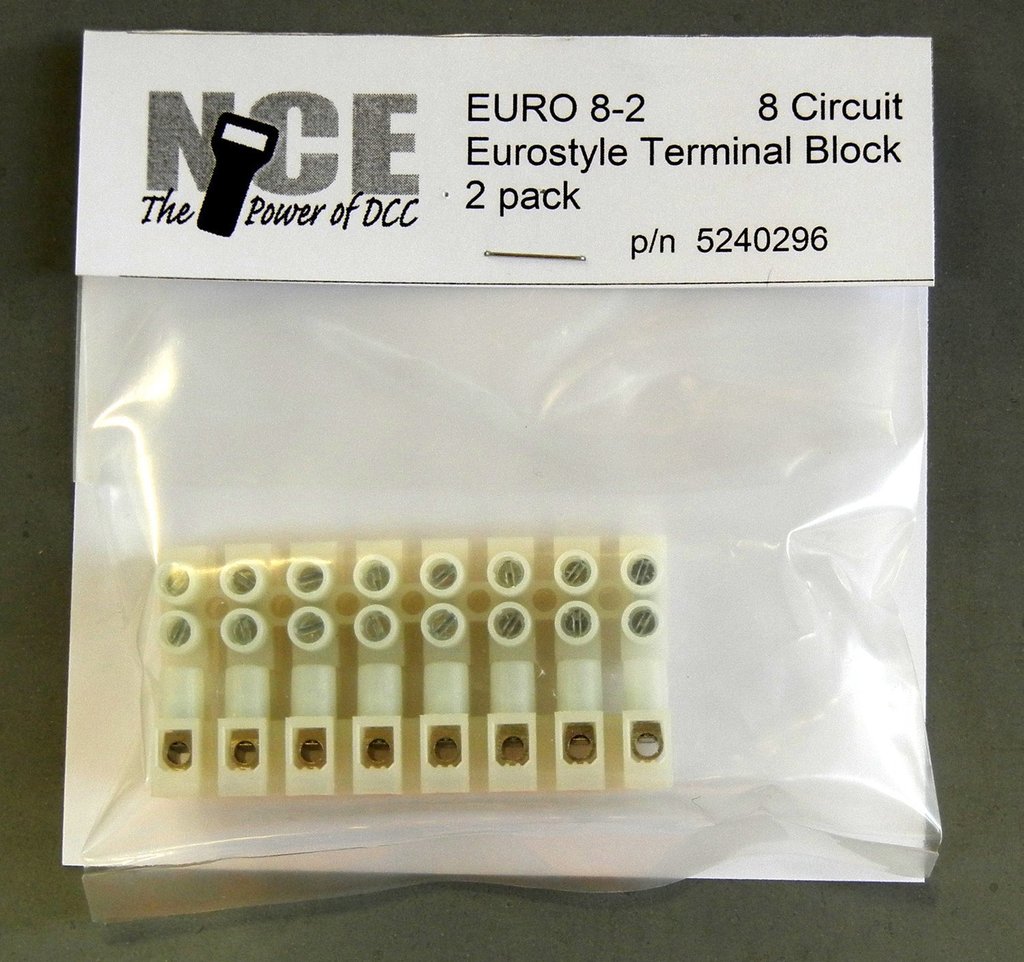 0296 Euro8-2 Term Strip - Pack of 2