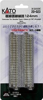 KAT20-023 4.09 in. Concrete Tie Double-Track Straight