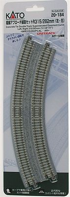 KAT20-184 Unitrack CT Double - Track Superelevated Curve