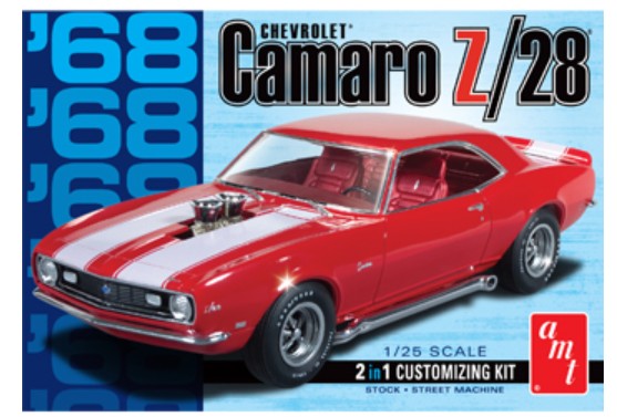 Picture of AMT AMT868 1-25 Scale 1968 Camaro Z28 Car - 2 in 1