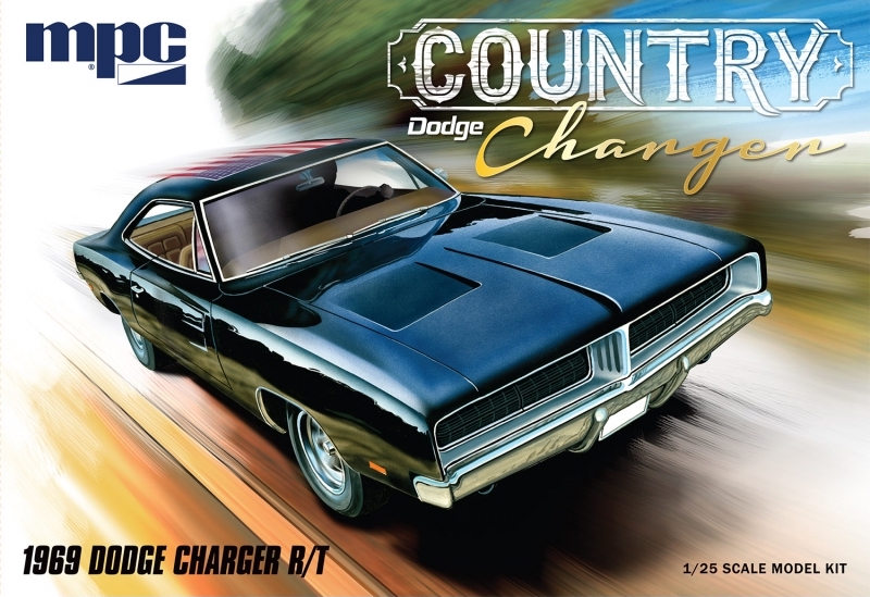 1-25 1969 Dodge Country Charger RT Car Plastic Model Kit