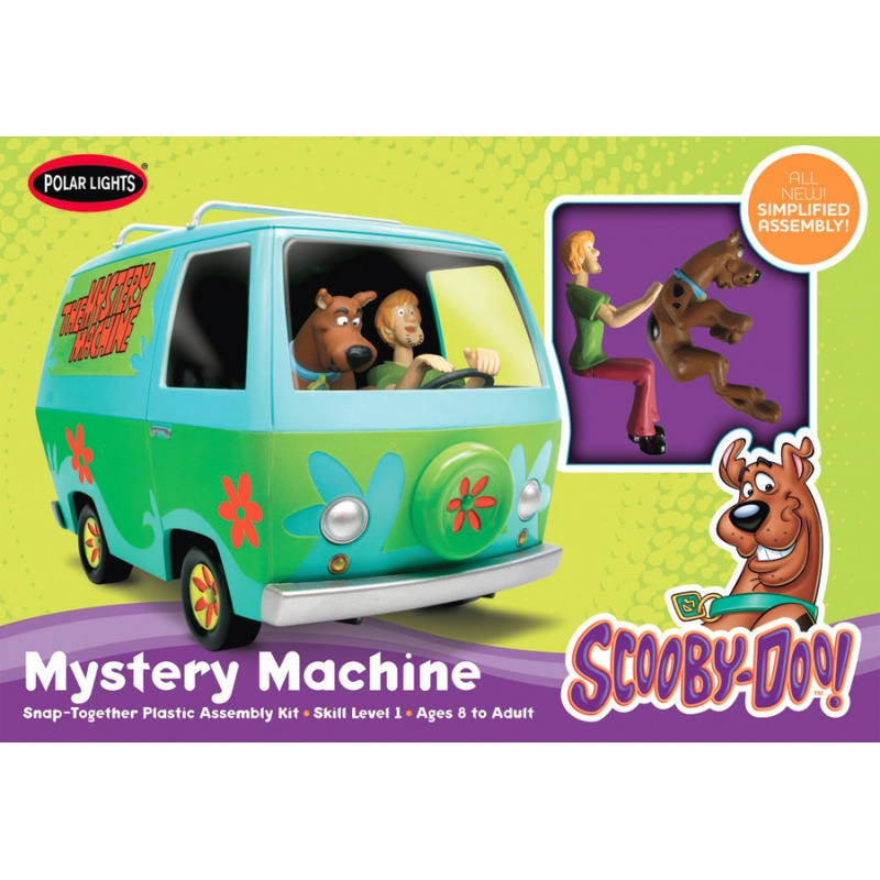 1-25 Scooby Doo The Mystery Machine Model Kit with Figures