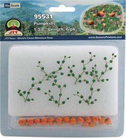 JTT95531 Ho Length Pumpkin Patches, Pack of 6