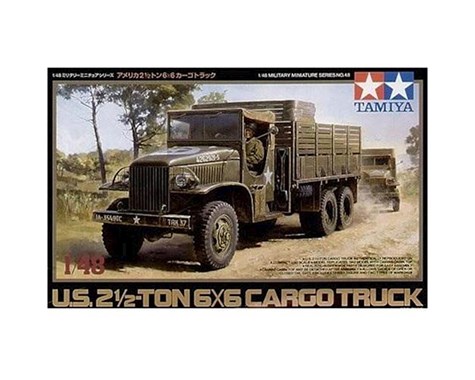 TAM32548 1-48 US 25 Ton 6 x 6 Cargo Model Truck Kit