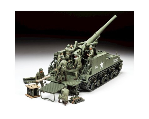 TAM35351 1-35 US Self-Propelled 155 mm Gun - M40 - Tank Model Kit